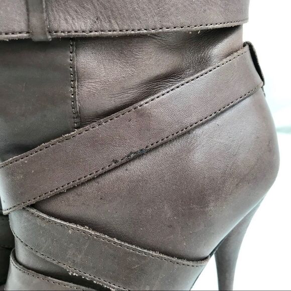 Joie Taupe Santo wrap Leather Boots size 5(35) - Picture 9 of 14